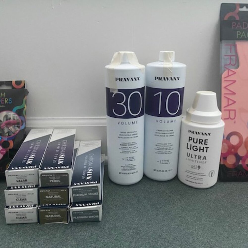 DIY Hair Bleaching Starter Kit-13 Essentials BRAND NEW